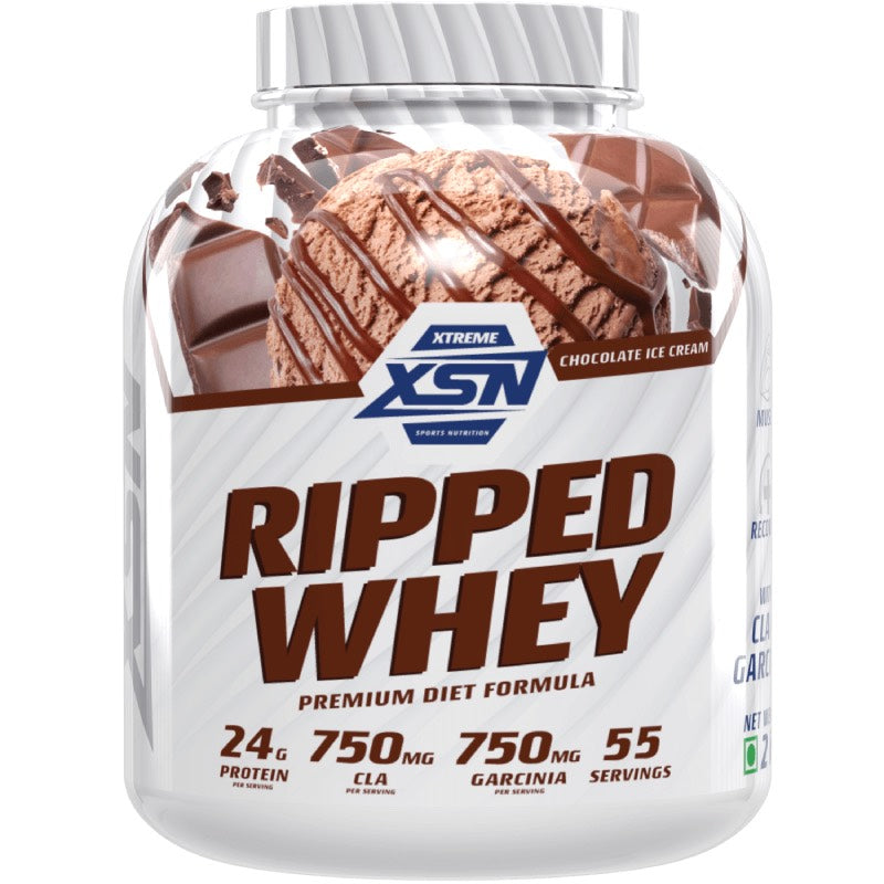 XSN RIPPED WHEY PREMIUM DIET FORMULA  Lean Whey Protein Powder/Isolate 55-SERVINGS/2KG