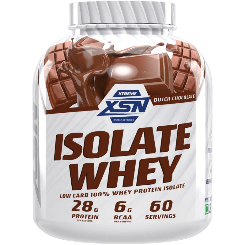 XSN ISOLATE WHEY  LOW CARB 100% WHEY PROTEIN ISOLATE 28G PROTEIN, 6G BCAA, 60-SERVINGS