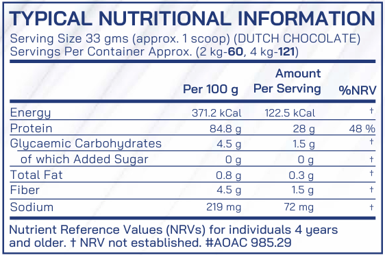 XSN ISOLATE WHEY  LOW CARB 100% WHEY PROTEIN ISOLATE 28G PROTEIN, 6G BCAA, 60-SERVINGS