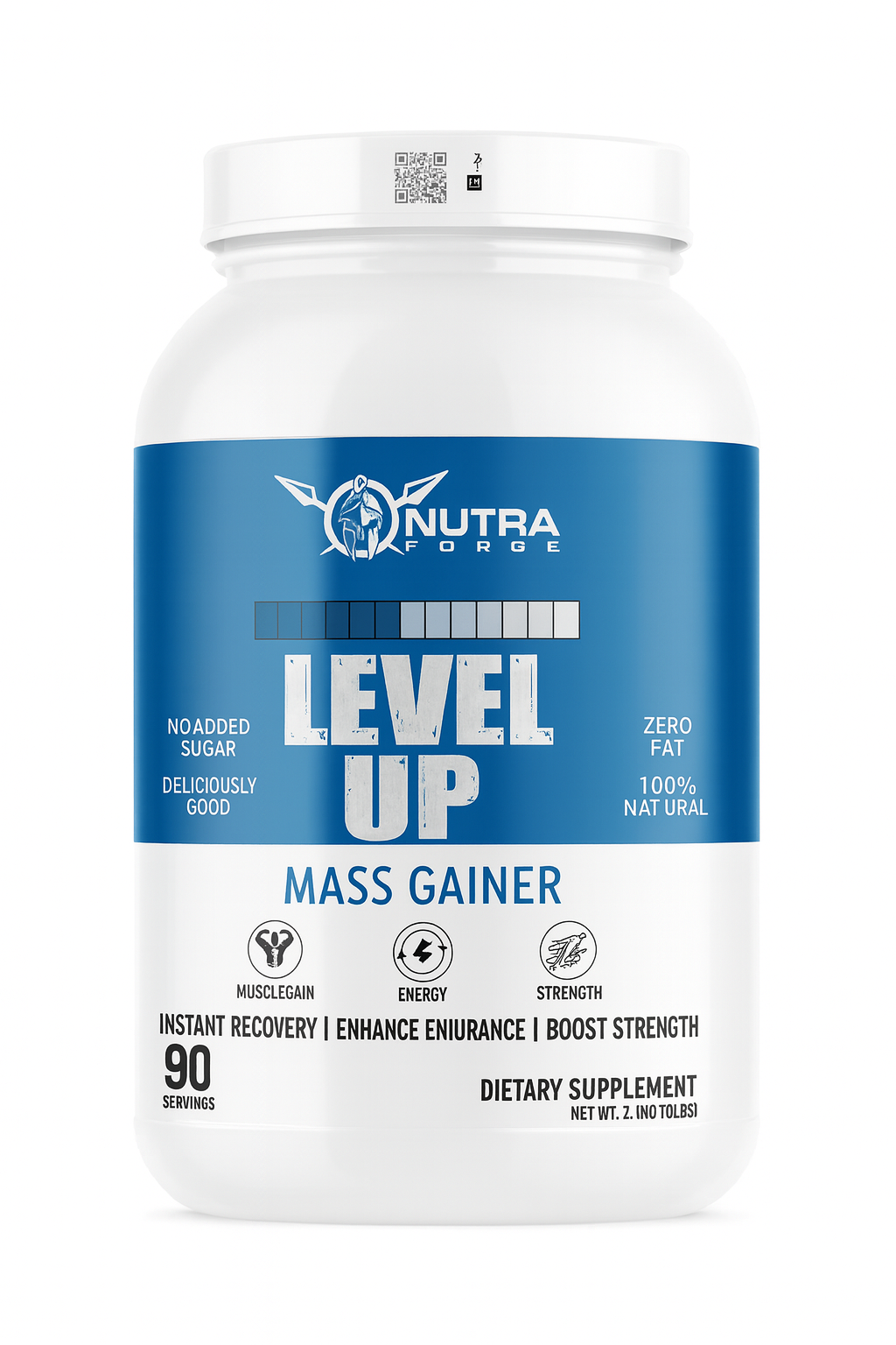 NUTRAFORGE LEVEL UP MASS GAINER FOR MUSCLE GAIN AND STRENGTH BUILDER