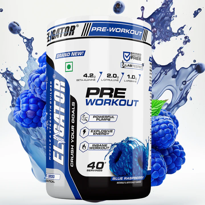 Eligator Pre Workout 40 Servings for exclusive energy and focus