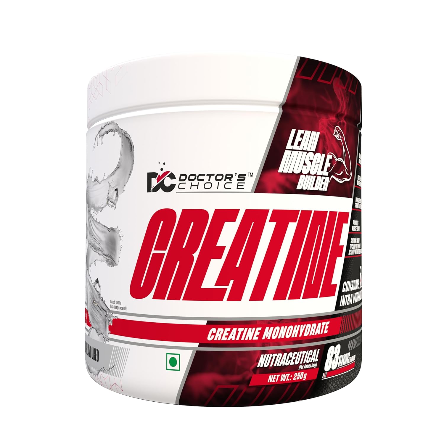 DC DOCTORS CHOICE Creatine Monohydrate 78 Serving 250 gms